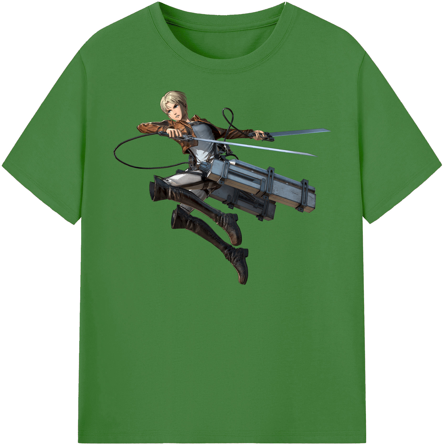 （画像用） 進撃の巨人 Attack on Titan レディースカジュアルプリントTシャツ（綿100％）